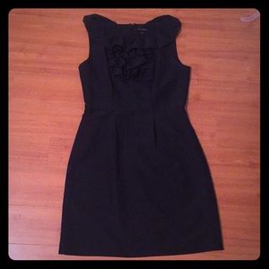 Banana Republic fancy black ruffle dress